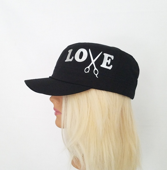 LOVE WITH SCISSOR HAT