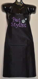 PET STYLIST WITH PAWS APRON