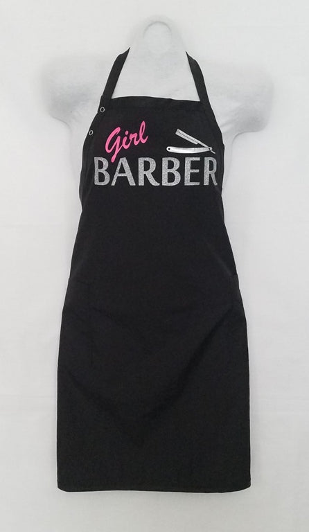 GIRL BARBER APRON