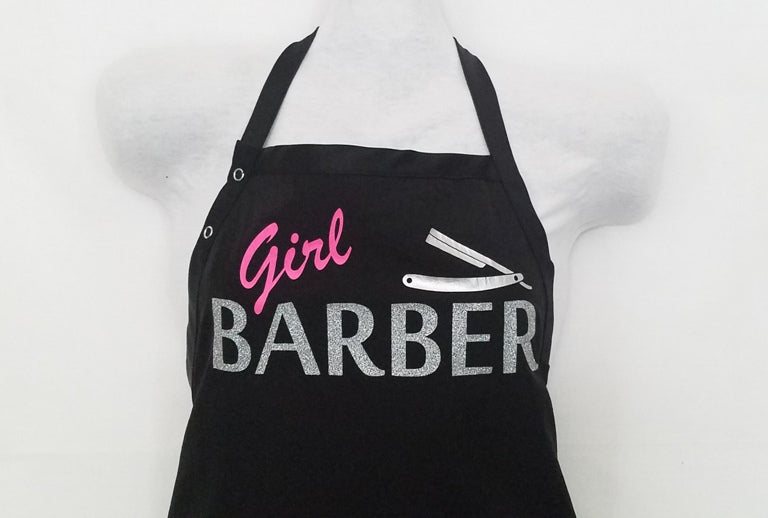 GIRL BARBER APRON