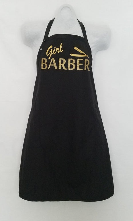 GIRL BARBER APRON