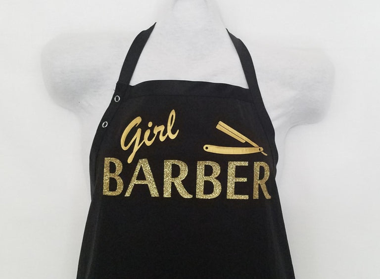 GIRL BARBER APRON