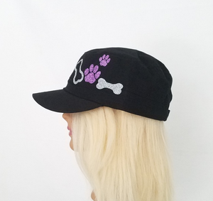 TWO BONES AND PAWS HAT
