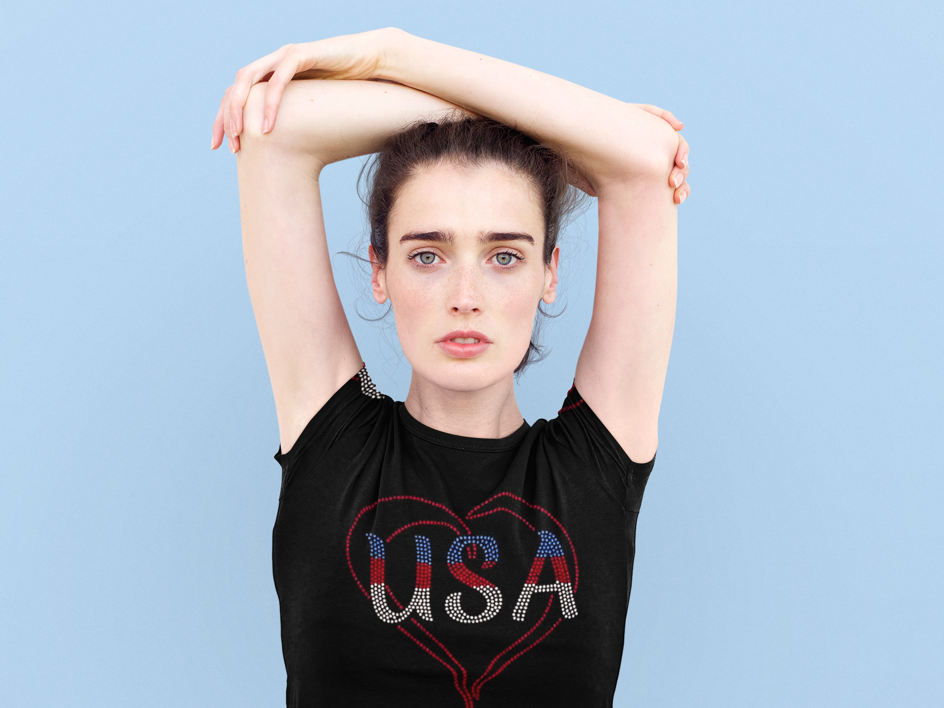 USA with Heart T-Shirts